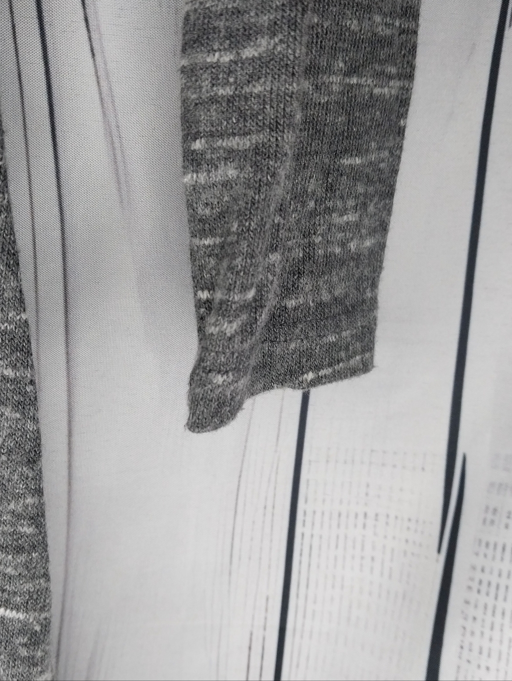 Dolan Athropologie Gray Knit Long-Sleeve Cozy Soft Twist-Hem Casual Chic Dress - Picture 7 of 9